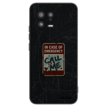 Picasee husă neagră din silicon pentru Xiaomi 13 - EMERGENCY