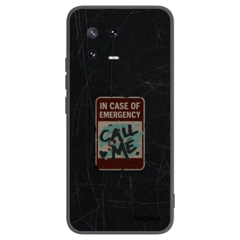 Picasee husă neagră din silicon pentru Xiaomi 13 Pro - EMERGENCY