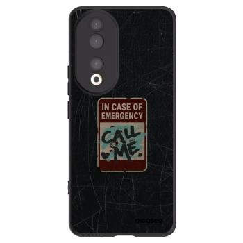 Picasee husă neagră din silicon pentru Honor 90 5G - EMERGENCY