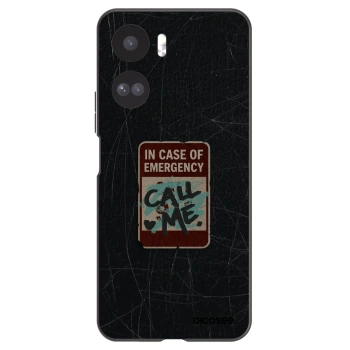 Picasee husă neagră din silicon pentru Honor 90 Lite 5G - EMERGENCY