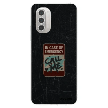 Picasee husă transparentă din silicon pentru Motorola Moto G51 - EMERGENCY