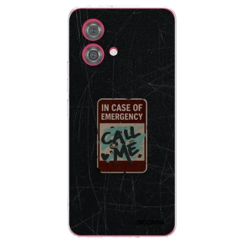 Picasee husă transparentă din silicon pentru Motorola Moto G84 5G - EMERGENCY