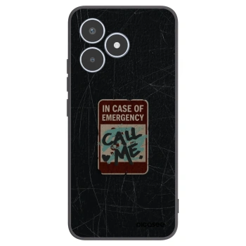 Picasee husă neagră din silicon pentru Realme C53 - EMERGENCY