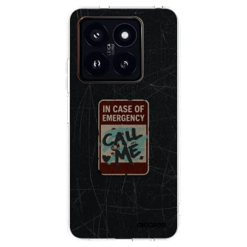 Picasee husă transparentă din silicon pentru Xiaomi 14 Pro - EMERGENCY