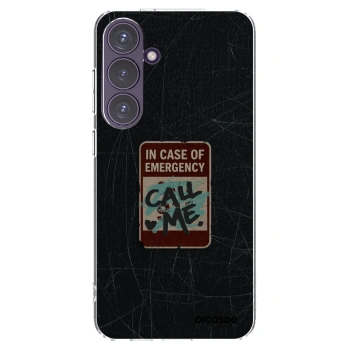 Picasee husă transparentă din silicon pentru Samsung Galaxy S24+ S926B 5G - EMERGENCY