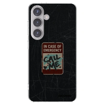 Picasee husă transparentă din silicon pentru Samsung Galaxy S24 S921B 5G - EMERGENCY