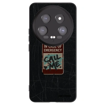 Picasee husă neagră din silicon pentru Xiaomi 14 Ultra - EMERGENCY
