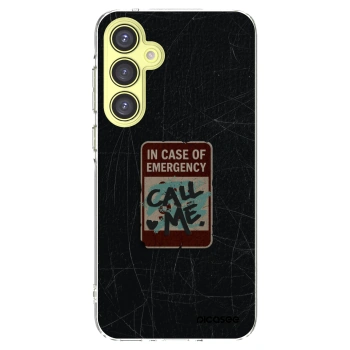 Picasee husă transparentă din silicon pentru Samsung Galaxy A35 5G A356B - EMERGENCY