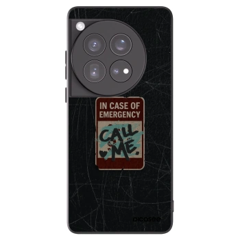 Picasee husă neagră din silicon pentru OnePlus 12 5G - EMERGENCY