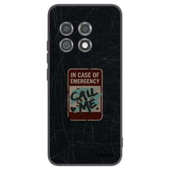 Picasee husă neagră din silicon pentru OnePlus 11 5G - EMERGENCY