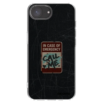 Picasee husă transparentă din silicon pentru Apple iPhone 16e - EMERGENCY