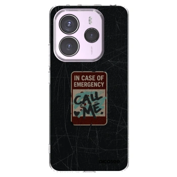 Picasee husă transparentă din silicon pentru Xiaomi Redmi Note 14 5G - EMERGENCY