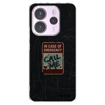 Picasee husă transparentă din silicon pentru Xiaomi Redmi Note 14 4G - EMERGENCY