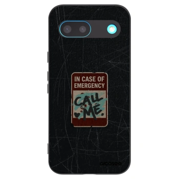 Picasee husă neagră din silicon pentru Google Pixel 8 - EMERGENCY