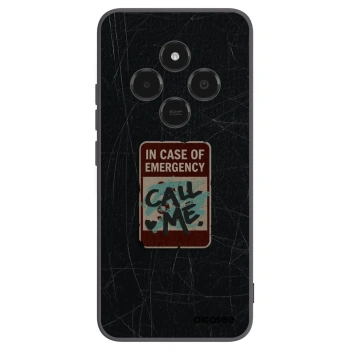 Picasee husă neagră din silicon pentru Xiaomi Poco C75 - EMERGENCY