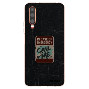 Picasee husă transparentă din silicon pentru Huawei P30 - EMERGENCY