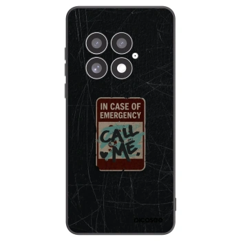 Picasee husă neagră din silicon pentru OnePlus 13 5G - EMERGENCY