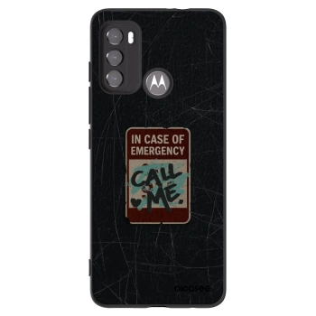 Picasee husă neagră din silicon pentru Motorola Edge 60 5G - EMERGENCY
