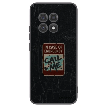 Picasee husă neagră din silicon pentru OnePlus 13R 5G - EMERGENCY