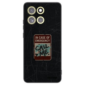 Picasee husă neagră din silicon pentru Motorola Moto G86 5G - EMERGENCY