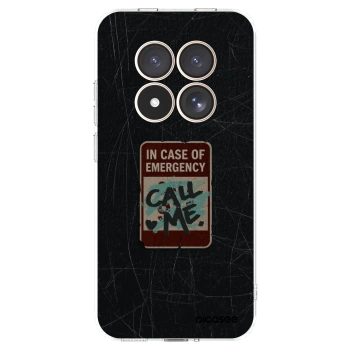 Picasee husă transparentă din silicon pentru Xiaomi Redmi Note 15 Pro 4G - EMERGENCY