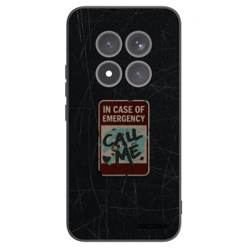 Picasee husă neagră din silicon pentru Xiaomi Redmi Note 15 Pro+ - EMERGENCY