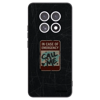 Picasee husă neagră din silicon pentru Xiaomi Redmi Note 15 - EMERGENCY