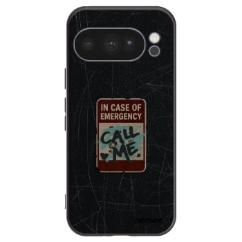 Picasee husă neagră din silicon pentru Google Pixel 10 Pro - EMERGENCY