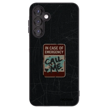 Picasee husă neagră din silicon pentru Samsung Galaxy A16 4G - EMERGENCY