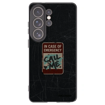 Picasee husă neagră din silicon pentru Samsung Galaxy S26 Ultra - EMERGENCY