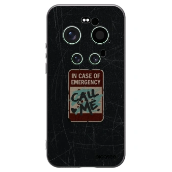 Picasee husă neagră din silicon pentru Xiaomi 17 Ultra - EMERGENCY