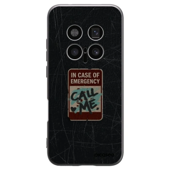 Picasee husă neagră din silicon pentru Honor Magic8 Pro 5G - EMERGENCY