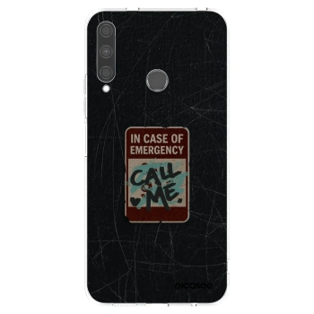 Picasee husă transparentă din silicon pentru Huawei P40 Lite E - EMERGENCY