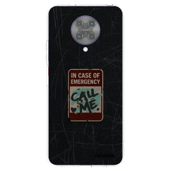 Picasee husă transparentă din silicon pentru Xiaomi Poco F2 Pro - EMERGENCY