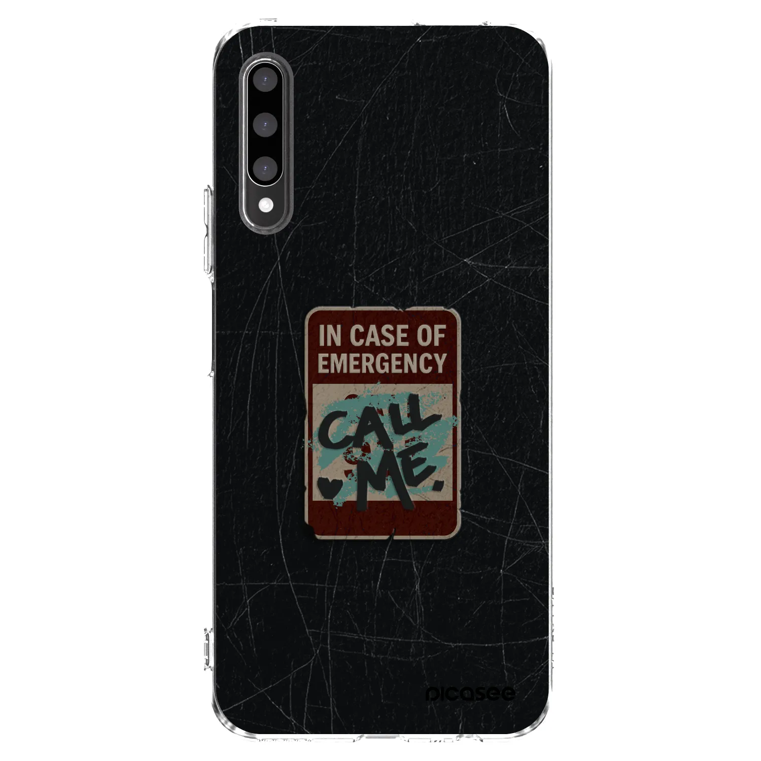 Picasee husă transparentă din silicon pentru Honor 9X Pro - EMERGENCY
