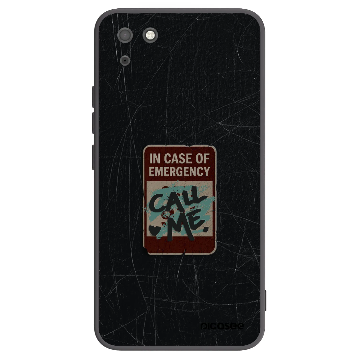 Picasee husă neagră din silicon pentru Huawei Y5P - EMERGENCY