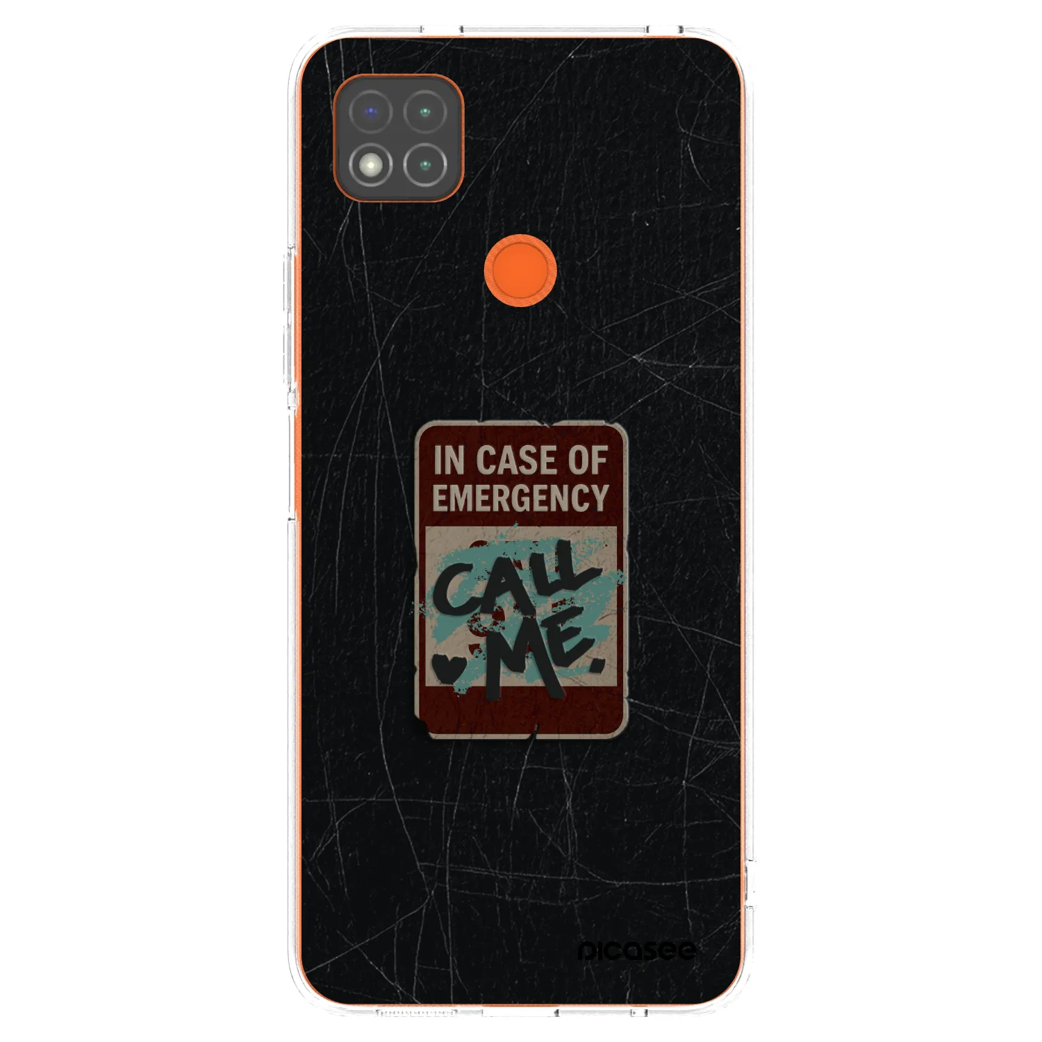 Picasee husă transparentă din silicon pentru Xiaomi Redmi 9C - EMERGENCY