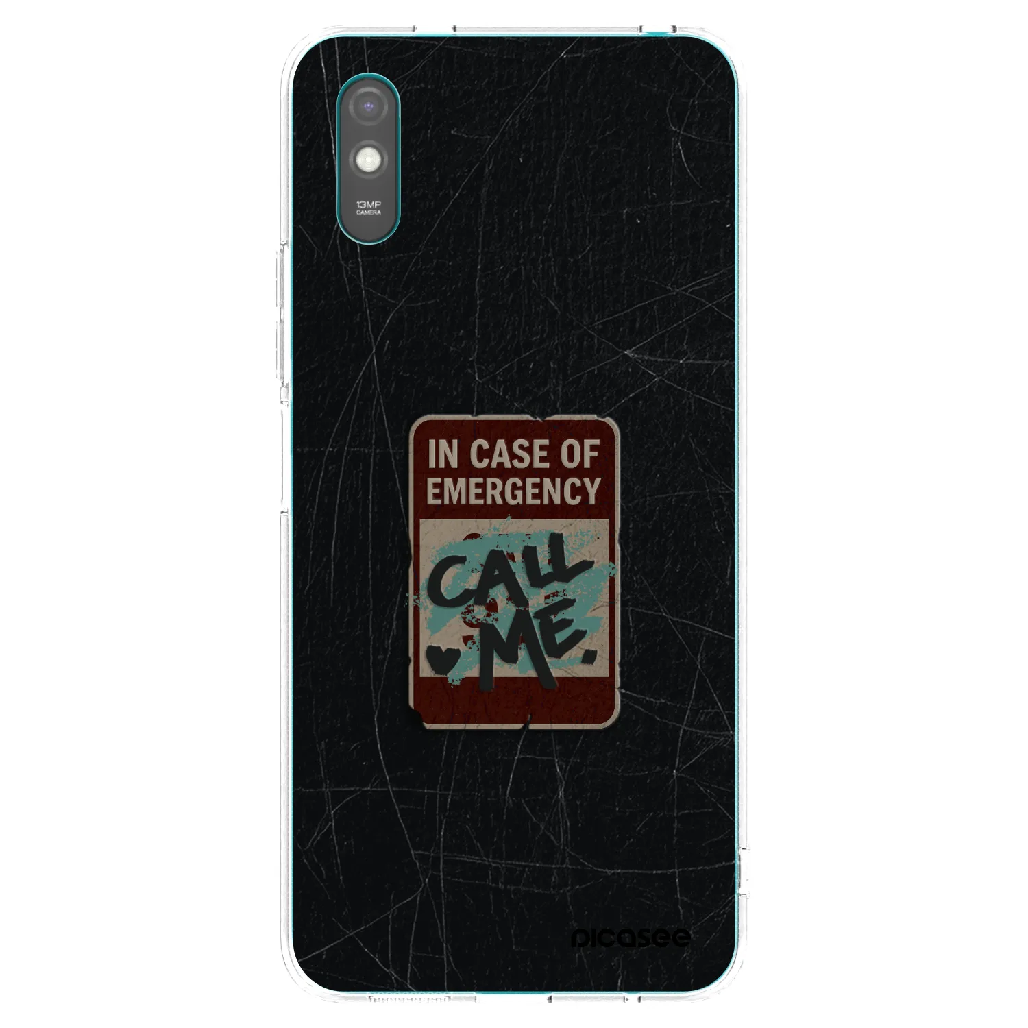 Picasee husă transparentă din silicon pentru Xiaomi Redmi 9A - EMERGENCY