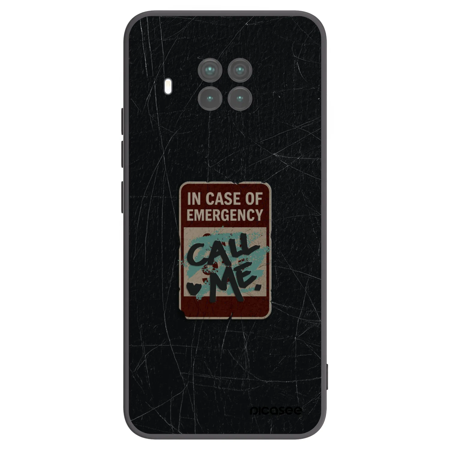 Picasee husă neagră din silicon pentru Xiaomi Mi 10T Lite - EMERGENCY