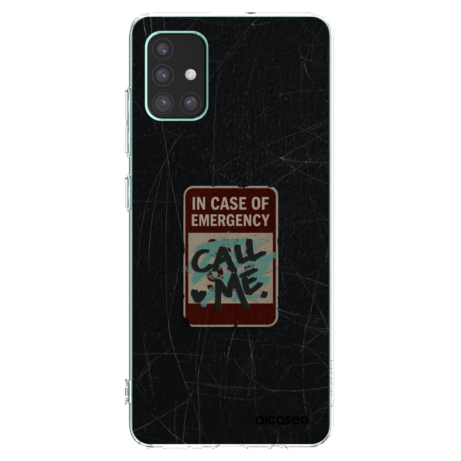 Picasee husă transparentă din silicon pentru Samsung Galaxy M51 M515F - EMERGENCY