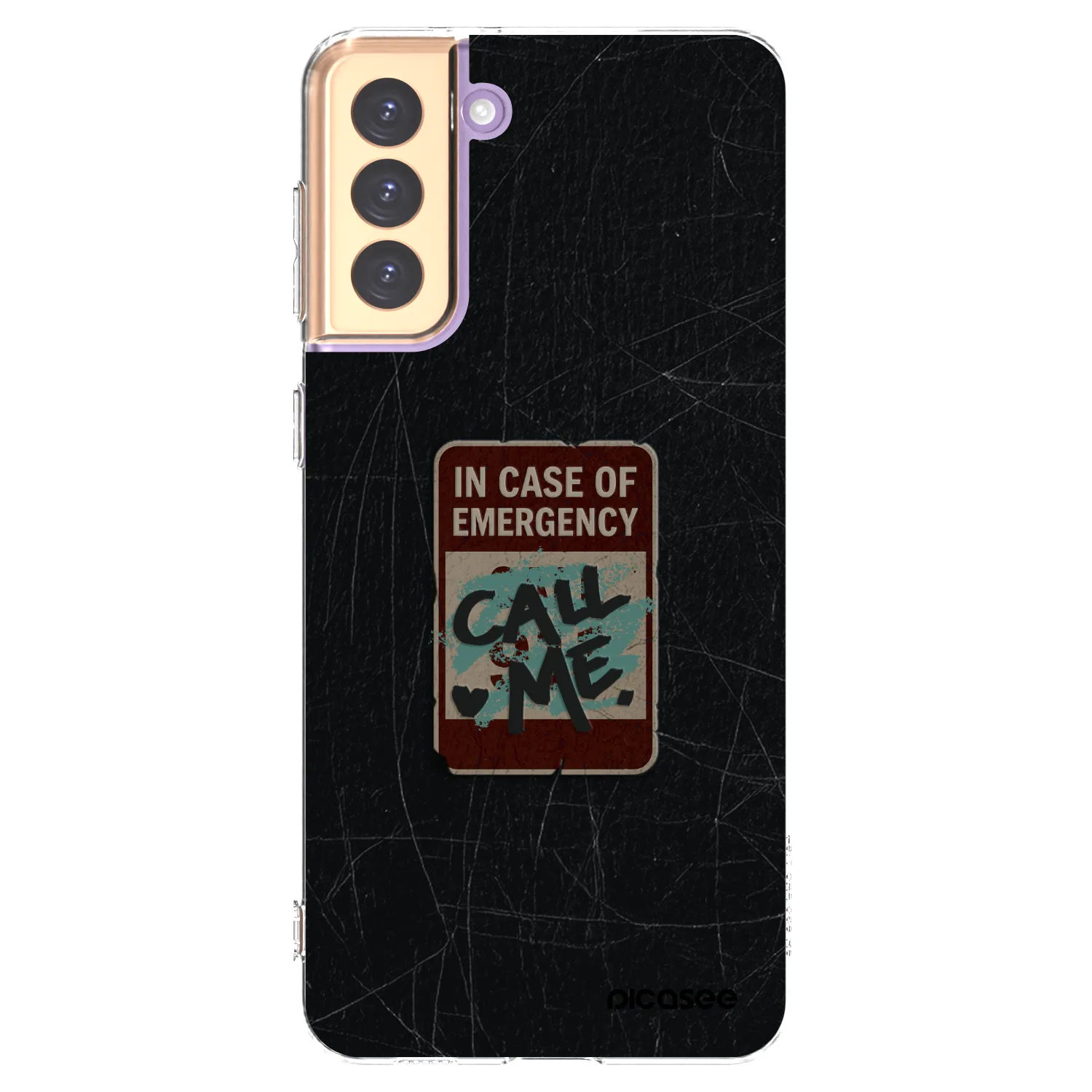 Picasee husă transparentă din silicon pentru Samsung Galaxy S21+ 5G G996F - EMERGENCY