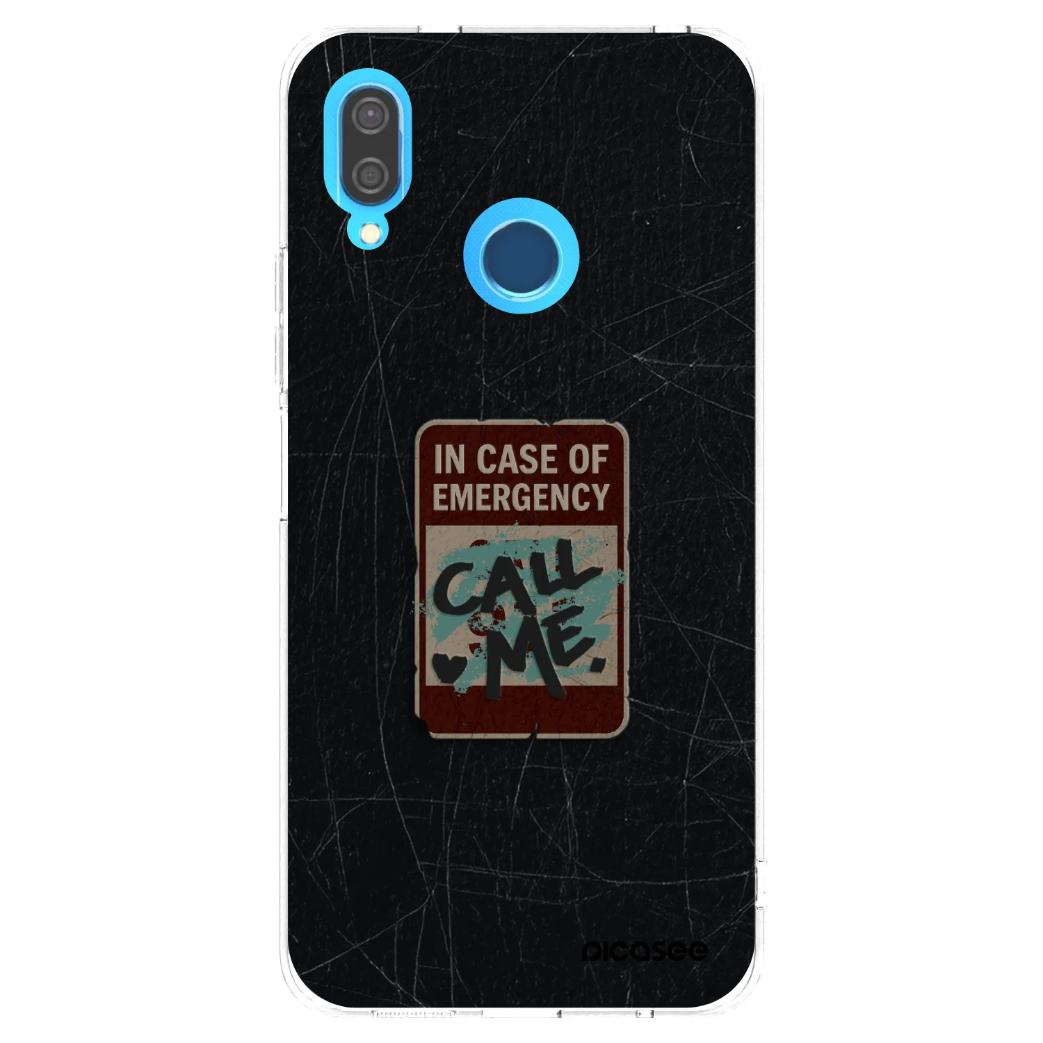 Picasee husă transparentă din silicon pentru Huawei P20 Lite - EMERGENCY