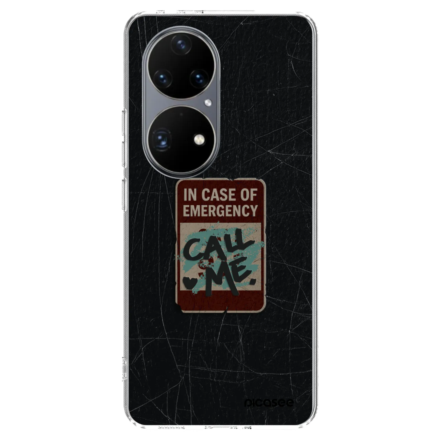 Picasee husă transparentă din silicon pentru Huawei P50 - EMERGENCY