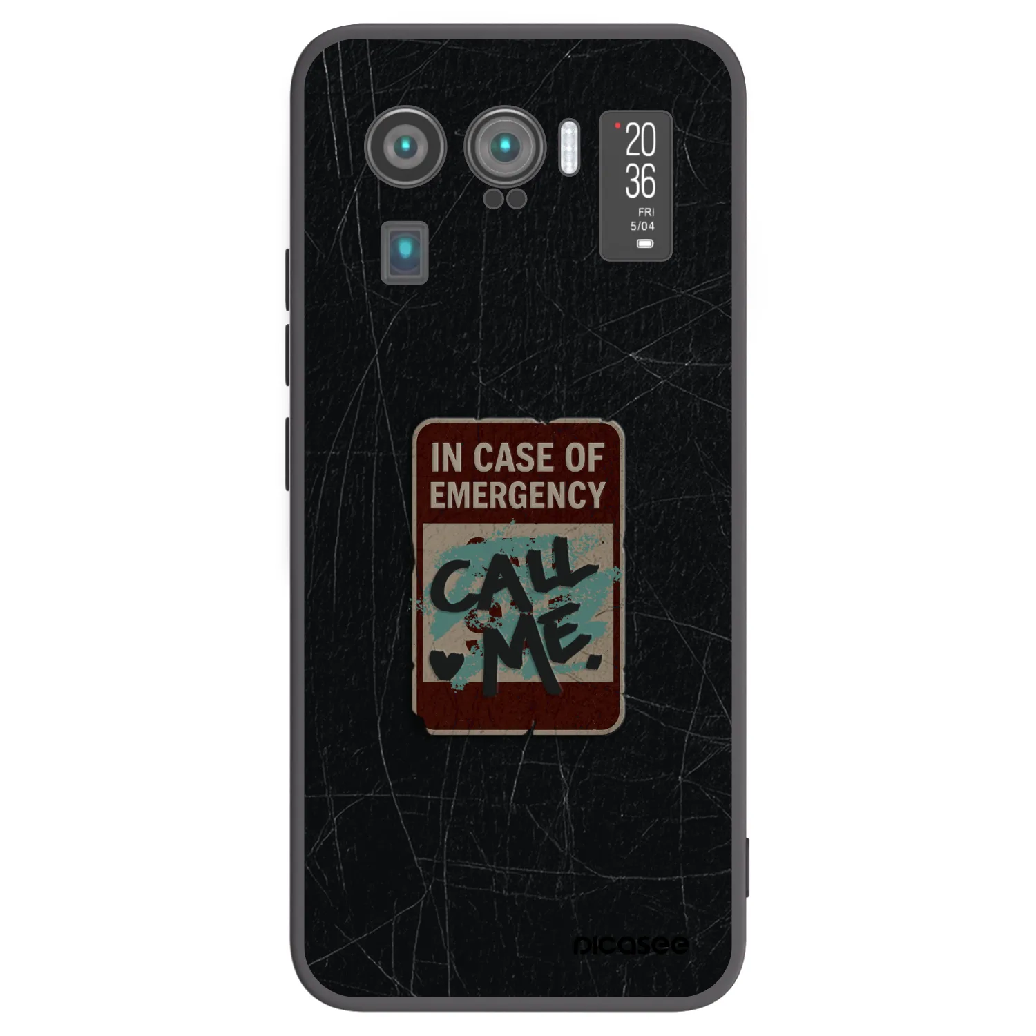 Picasee husă neagră din silicon pentru Xiaomi Mi 11 Ultra - EMERGENCY