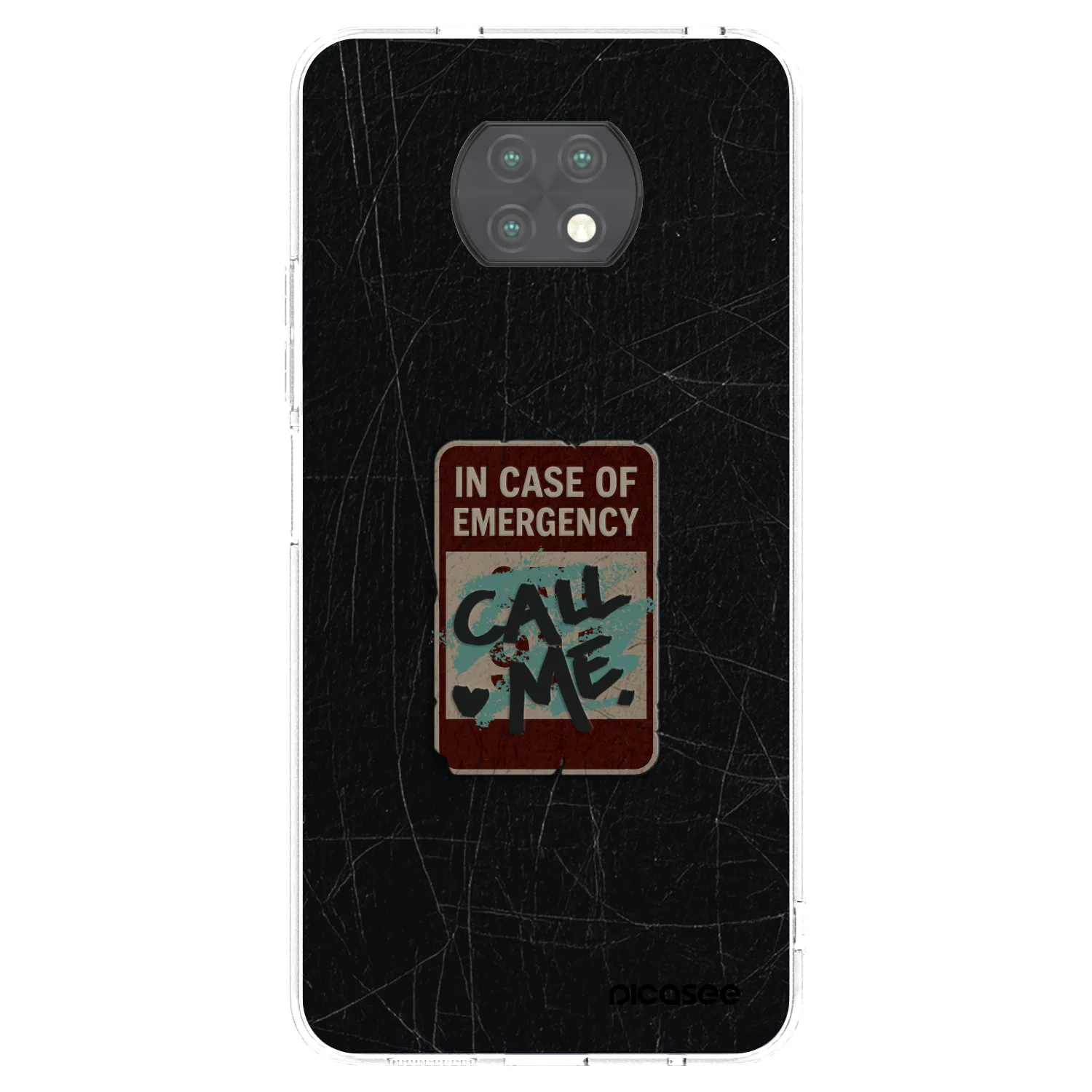 Picasee husă transparentă din silicon pentru Xiaomi Redmi Note 9T - EMERGENCY