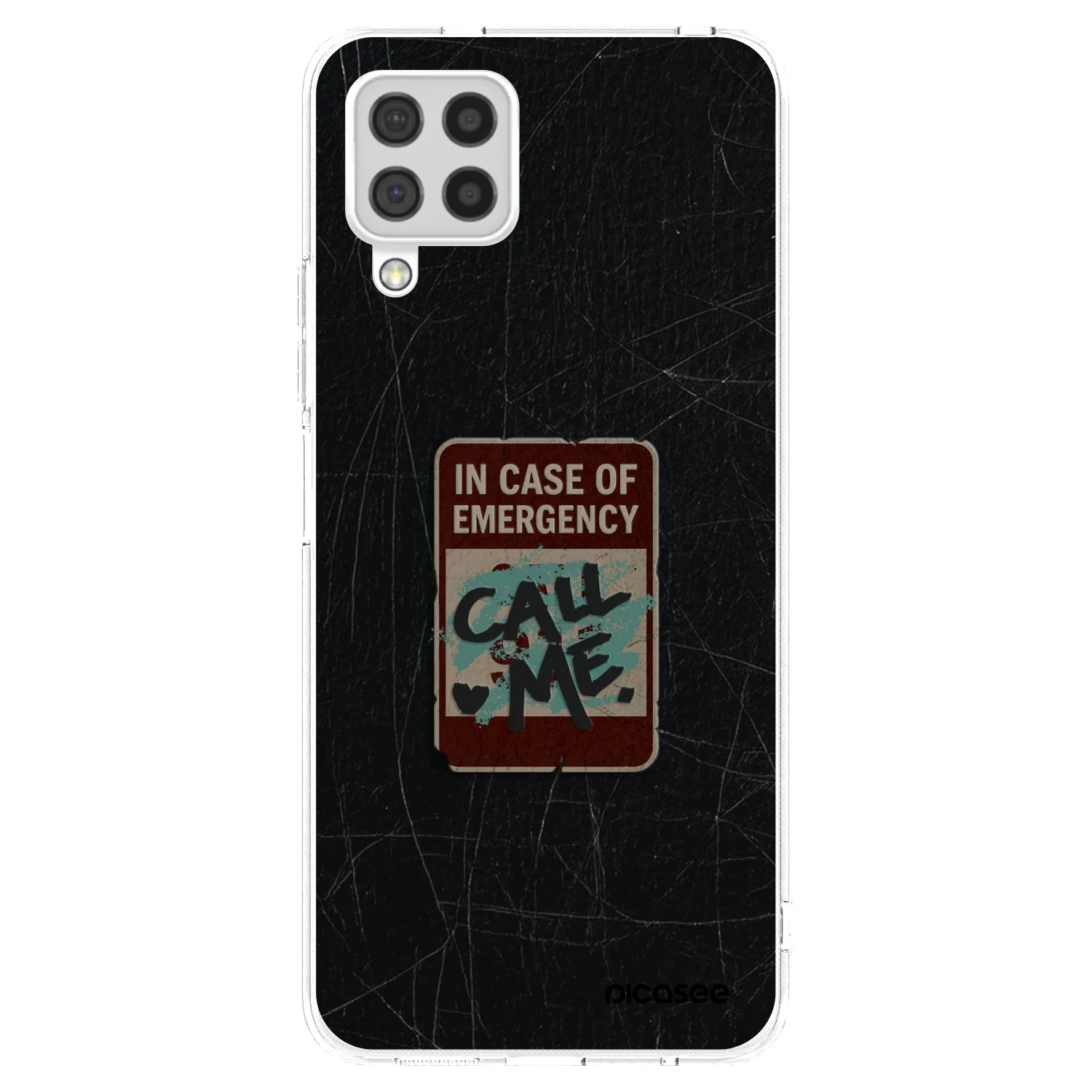 Picasee husă transparentă din silicon pentru Samsung Galaxy A22 A225F 4G - EMERGENCY