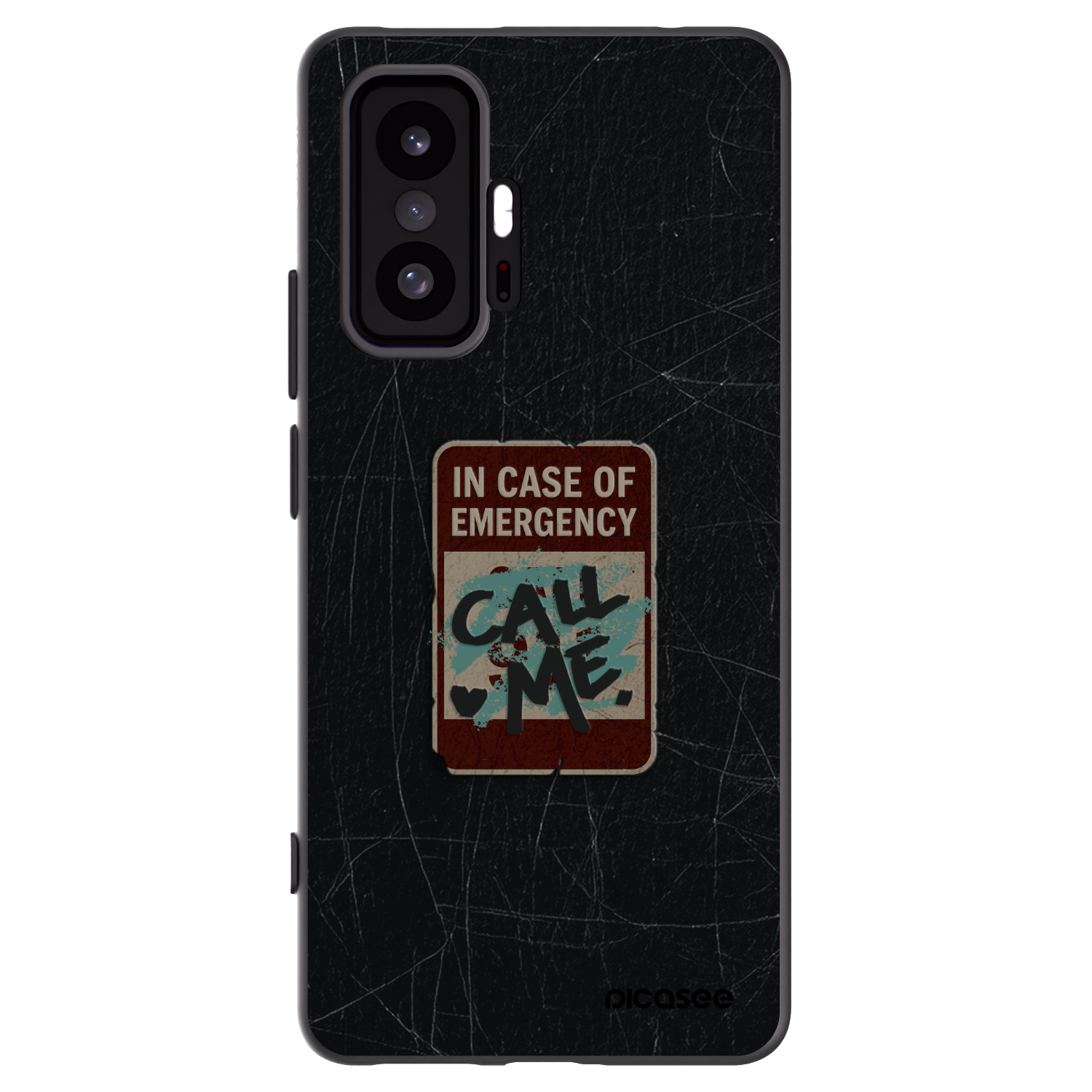 Picasee husă neagră din silicon pentru Xiaomi 11T Pro - EMERGENCY