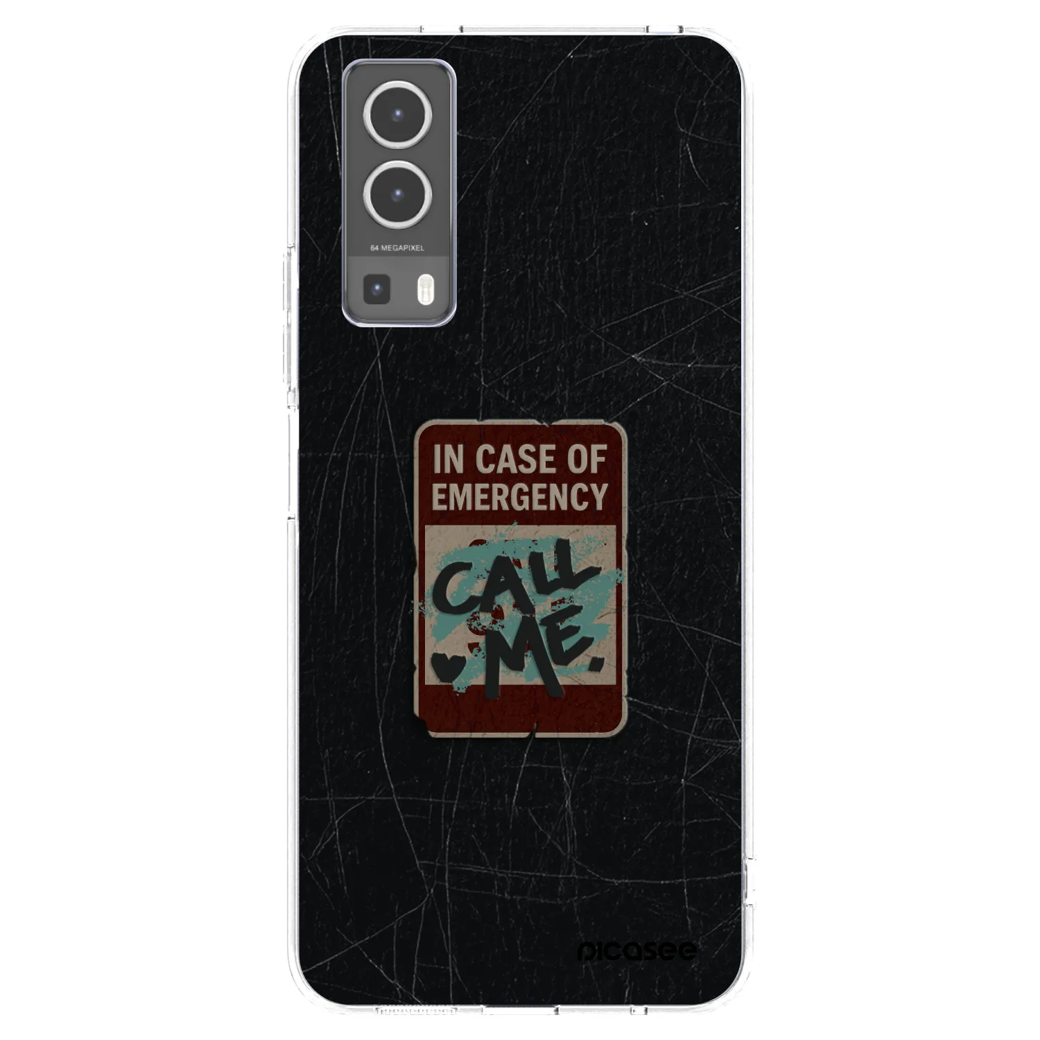 Picasee husă transparentă din silicon pentru Vivo Y72 5G - EMERGENCY