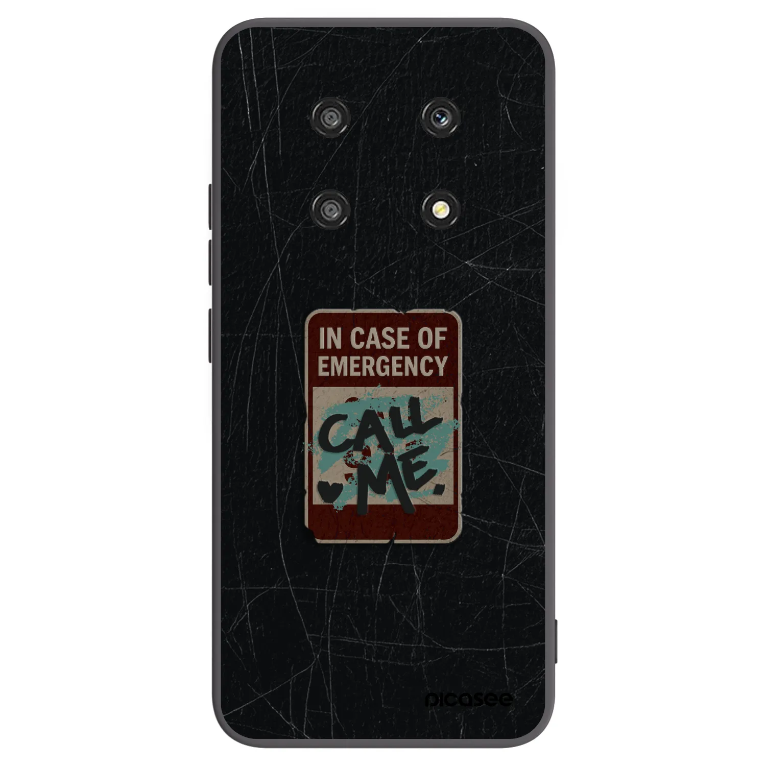 Picasee husă neagră din silicon pentru Honor Magic4 Lite 5G - EMERGENCY