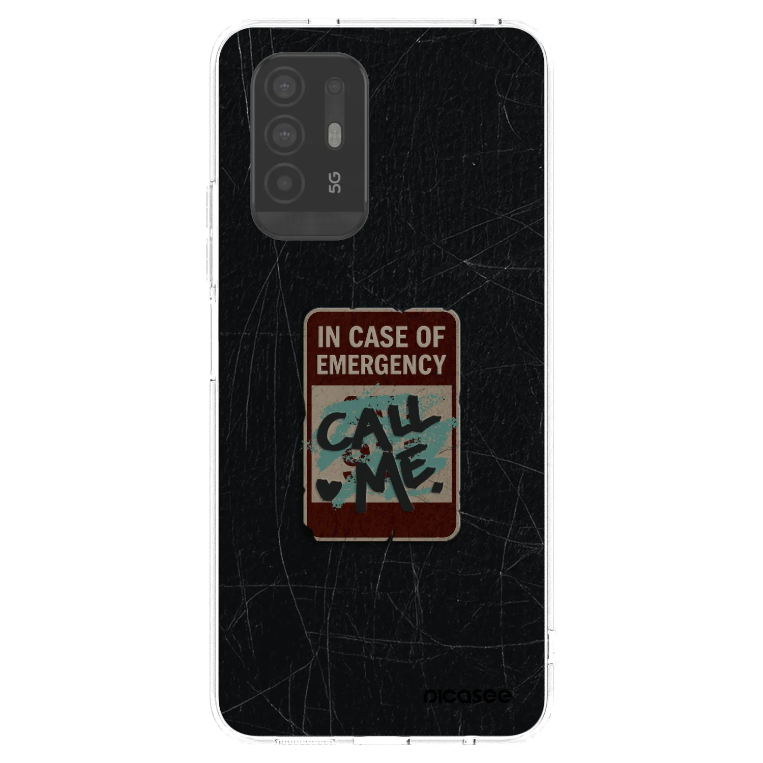 Picasee husă transparentă din silicon pentru OPPO A94 5G - EMERGENCY